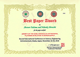 SEE-Osaka2016 Best Paper Award